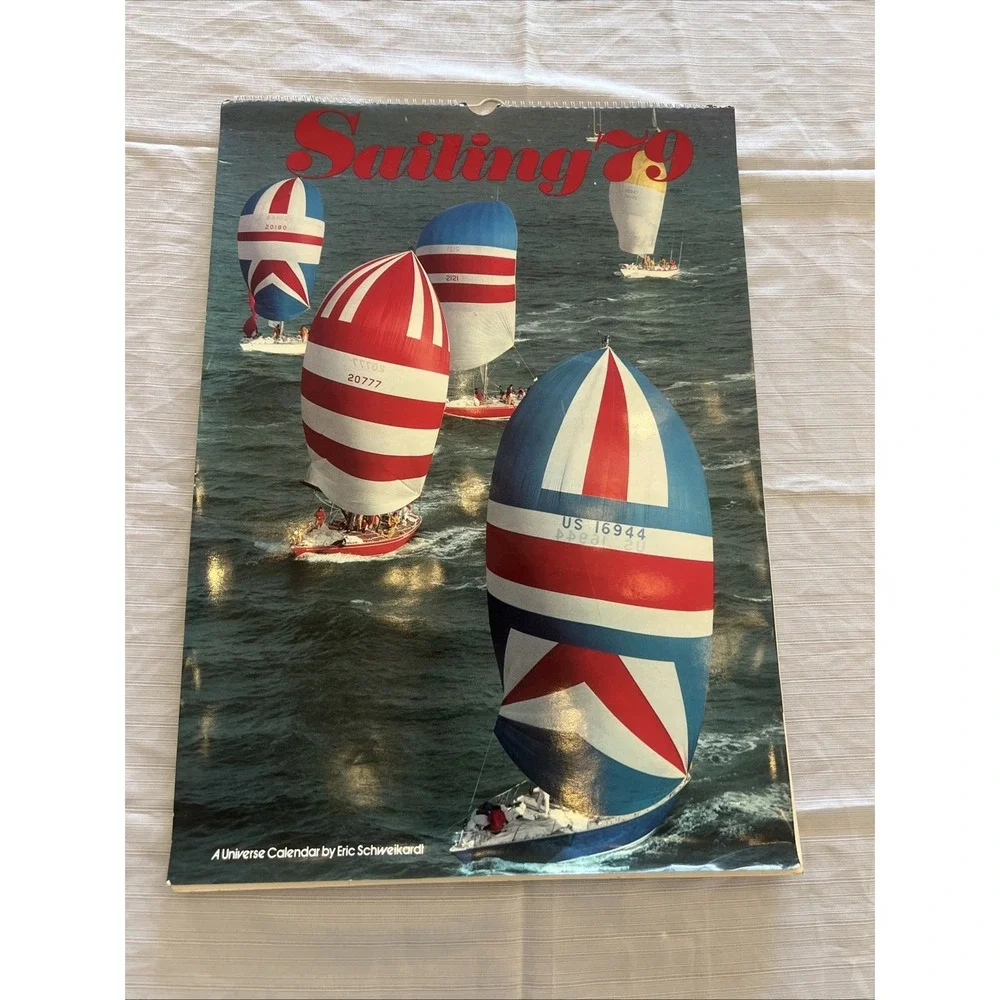 Vintage 1979 Sailing Wall Universe Calendar Eric Schweikardt 21